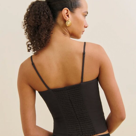 Reformation Overland Top - Size 6 Brown - Picture 3 of 6